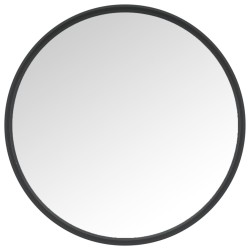 Miroir mural Noir 30 cm 