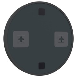 Miroir mural Noir 30 cm 