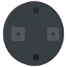 Miroir mural Noir 30 cm 