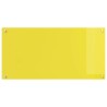 Crédence de cuisine jaune 100x50x0,6 cm en verre trempé 