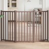 Barrière pour chien pliable 3 panneaux 150 cm bois sapin massif 