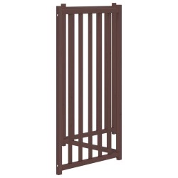 Barrière pour chien pliable 3 panneaux 150 cm bois sapin massif 