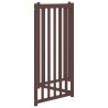 Barrière pour chien pliable 3 panneaux 150 cm bois sapin massif 