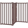 Barrière pour chien pliable 3 panneaux 150 cm bois sapin massif 