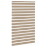 Store zèbre marron sable largeur du tissu 140,9cm polyester 