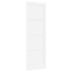 Porte Intérieure 'ORKDAL'Blanche 78x232x4 cm en Pin Massif 