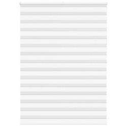 Store zèbre blanc 155x200 cm largeur du tissu 150,9cm polyester 