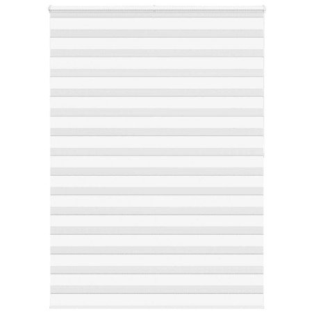 Store zèbre blanc 155x200 cm largeur du tissu 150,9cm polyester 