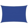 Voile d'ombrage 160 g/m² rectangulaire bleu 4x5 m PEHD 