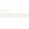 Bordures de jardin 30 pcs Blanc 100x0.5x20 cm Plastique 