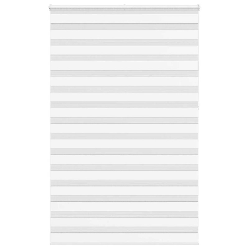 Store zèbre blanc 145x230 cm largeur du tissu 140,9cm polyester 