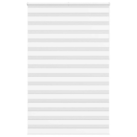 Store zèbre blanc 145x230 cm largeur du tissu 140,9cm polyester 
