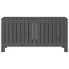 Boîte de rangement de jardin Gris 108x42,5x54 cm Bois de pin 
