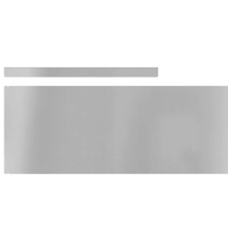 Bordure de jardin Argent 450 x 20 cm Acier galvanisé 