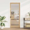 porte intérieure avec verre "ORKDAL" 93x232x4 cm en bois massif de pin 