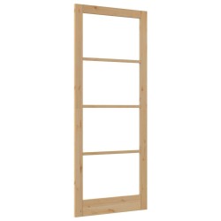 porte intérieure avec verre "ORKDAL" 93x232x4 cm en bois massif de pin 