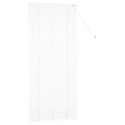 Store de Fenêtre avec des rideaux Autre Blanc 80 x 175 cm Aluminium 