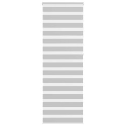 Store zèbre gris clair largeur du tissu 70,9 cm polyester 