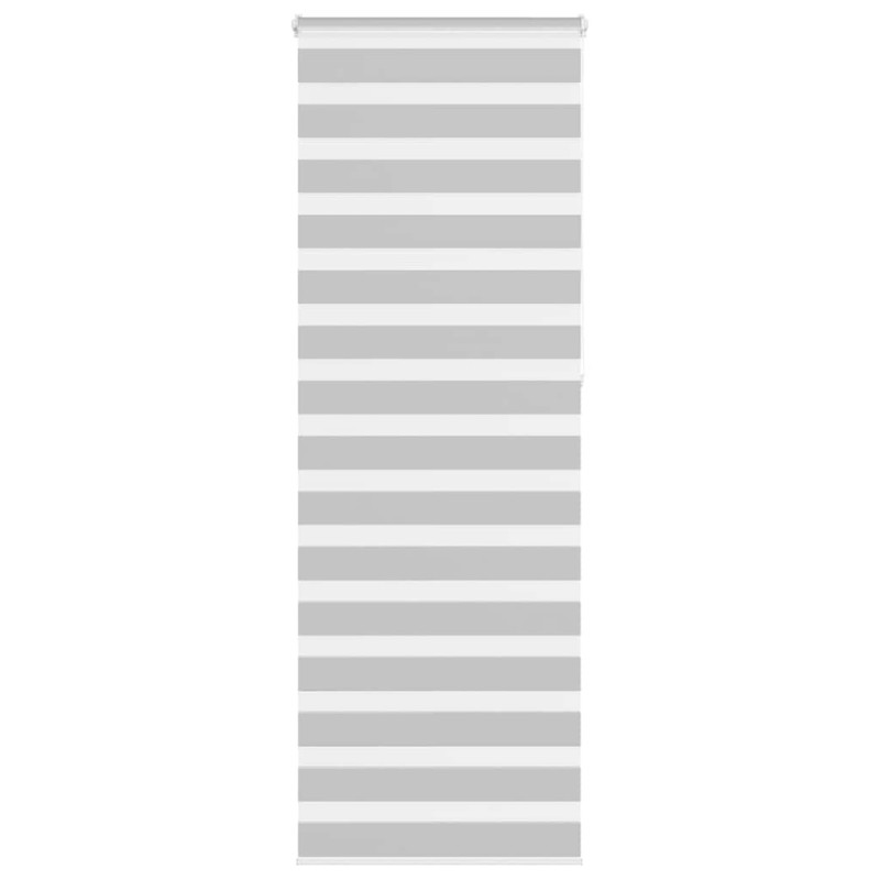 Store zèbre gris clair largeur du tissu 70,9 cm polyester 