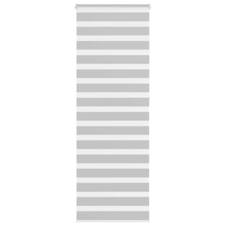 Store zèbre gris clair largeur du tissu 70,9 cm polyester 