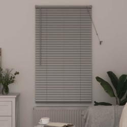 Store de Fenêtre avec des rideaux Argenté 80 x 175 cm Aluminium 