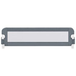 Barrière de lit enfant Gris 150x42 cm Polyester 