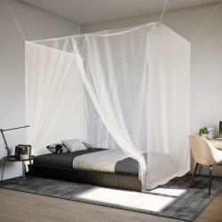 Moustiquaire suspendue 156 maille blanc 220x180x180 cm 