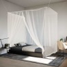 Moustiquaire suspendue 156 maille blanc 220x180x180 cm 