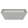Set de jardinières en bol 5 pcs 50x50x15 cm en inox 