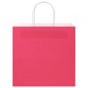 Sacs en papier 250 pcs avec poignées rose 54x15x49 cm 
