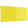 Dosseret de cuisine Jaune 110x50x0,6 cm en verre trempé 