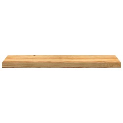 Marches d'escalier 4 pcs marron clair 90x25x2 cm chêne massif 