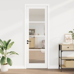 porte intérieure avec verre "ORKDAL" blanche 78x232x4 cm 