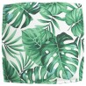 Coussin de palette pour siège motif feuille 50x50x12 cm en tissu Oxford 