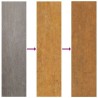 Bordures de Jardin 20 pcs 100x0.5x30 cm Acier Weathering 