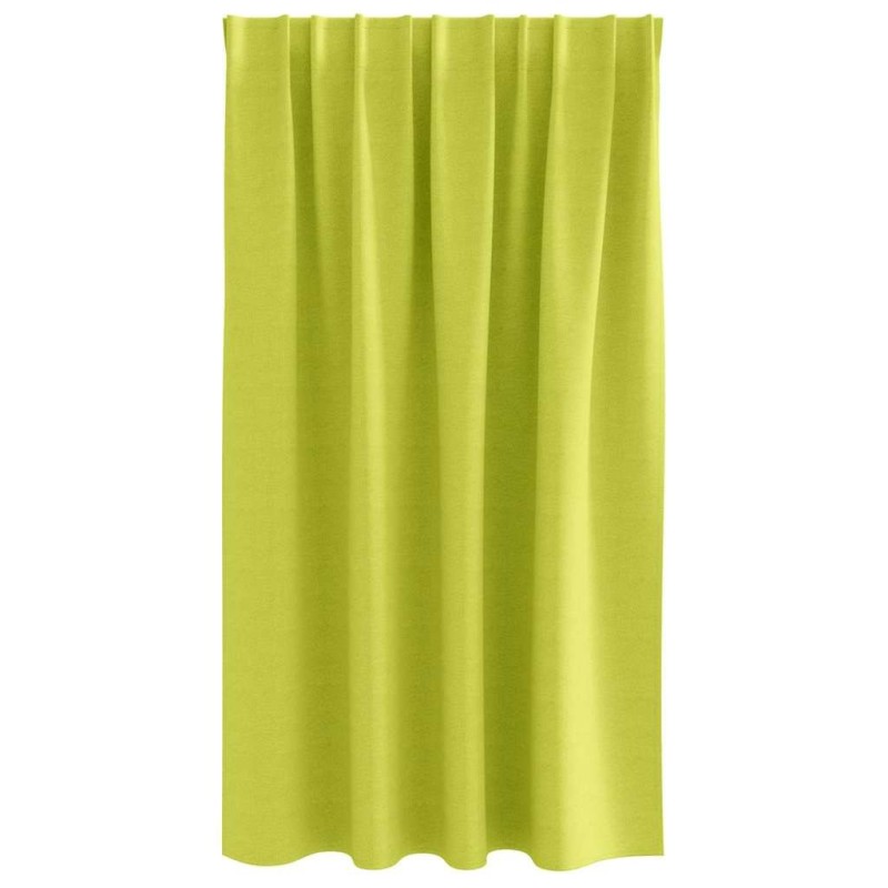 Rideaux 2 pcs Pomme verte 140 x 140 cm Polyester 