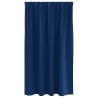 Rideaux 2 pcs Bleu foncé 140 x 140 cm Polyester 