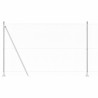 Set de Clôture Set de 2 Acier galvanisé 25 x 1,5 m Durable 
