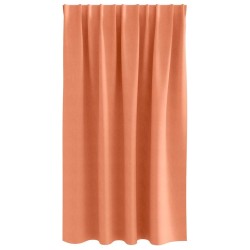 Rideaux 2 pcs Couleur terre cuite 140 x 140 cm Polyester 