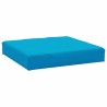 Coussin de palette bleu clair 60x60x9,5 cm tissu oxford 
