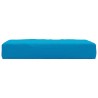 Coussin de palette bleu clair 60x60x9,5 cm tissu oxford 