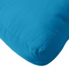 Coussin de palette bleu clair 60x60x9,5 cm tissu oxford 