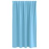 Rideaux 2 pcs Bleu clair 140 x 140 cm Polyester 