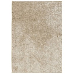 Tapis ISTAN à poils longs aspect brillant beige 120x170 cm 