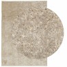 Tapis ISTAN à poils longs aspect brillant beige 120x170 cm 