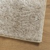 Tapis ISTAN à poils longs aspect brillant beige 120x170 cm 