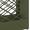 Support de parapluie vert olive, 28x12x41 cm, Acier 