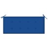 Banc de jardin avec coussin 120 cm Bambou 