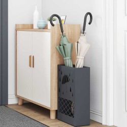 Support de parapluie anthracite en acier 28x12x41 cm 