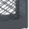 Support de parapluie anthracite en acier 28x12x41 cm 